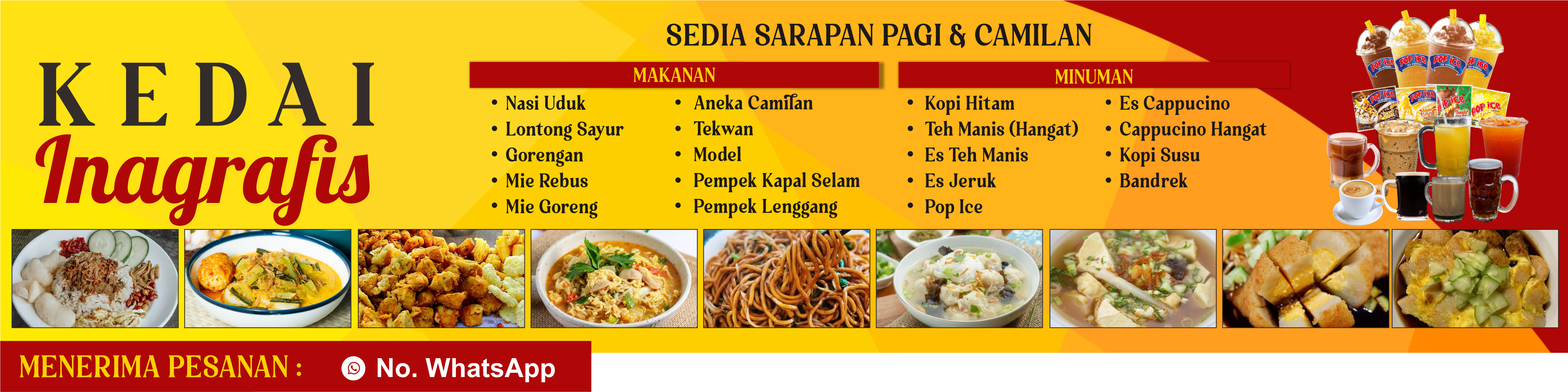 SPANDUK WARUNG MAKAN