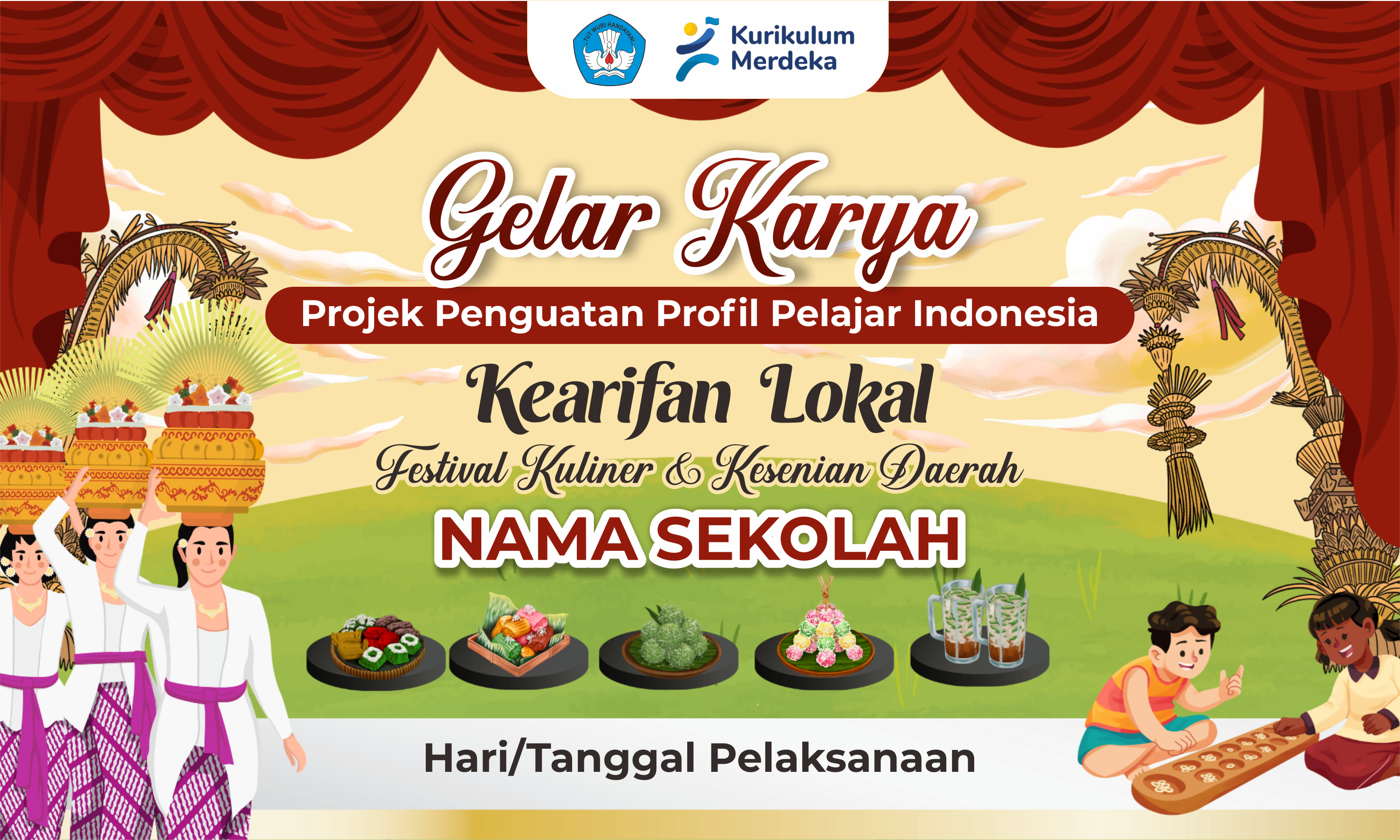 SPANDUK GELAR KARYA FESTIVAL SEKOLAH BY INAGRAFIS SPANDUK GELAR KARYA FESTIVAL SEKOLAH BY INAGRAFIS